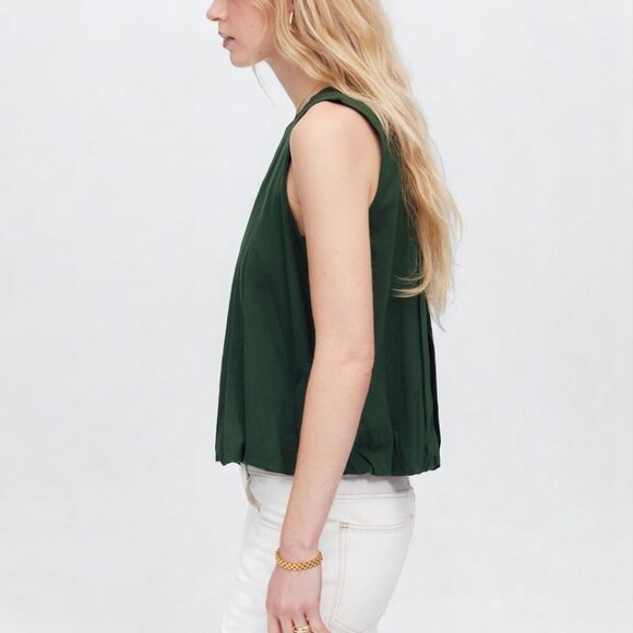 Madewell Sleeveless Crewneck Bubble Top Size XS - Picture 3 of 11